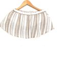 Blue Blush Linen Tan Striped Two Piece Set- Size S Cheap