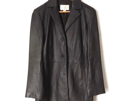 Worthington Black Genuine Lambskin Jacket- Size S on Sale