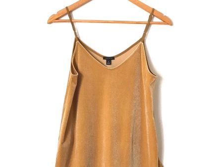 Ann Taylor Mustard Velvet Cami- Size XS Online Sale