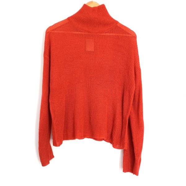 Vestique Rust Turtleneck Thin Sweater NWT- Size S For Cheap