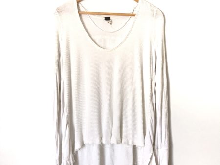 We the Free White Thermal Flowy Long Sleeve Top- Size S Sale