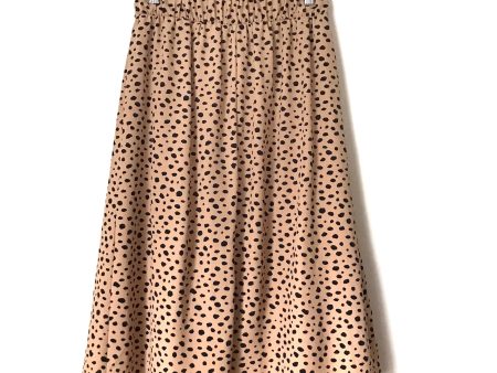 Flamingo Faux Wrap Animal Print Skirt- Size S Discount