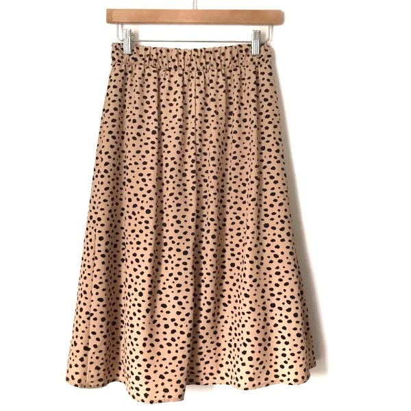 Flamingo Faux Wrap Animal Print Skirt- Size S Discount