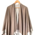 Melifluos Brown Open Cardigan Poncho NWT- Size OS Online Sale