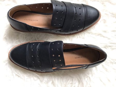 14th & Union Black Perforated Loafers- Size 7.5 Online Hot Sale