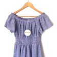 Wild Honey Light Purple Off the Shoulder Embroidered Dress NWT- Size S Cheap