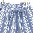 Have Striped Belted Paperbag Waist Shorts- Size S For Cheap