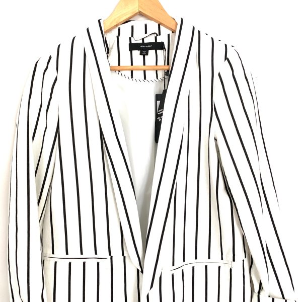 Vero Moda Stripe Linen Blend Blazer NWT- Size XS Cheap