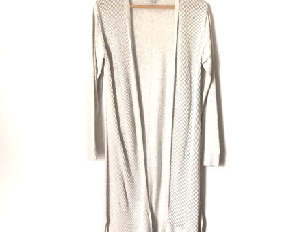 Allison Joy Grey Long Open Cardigan -Size S For Cheap