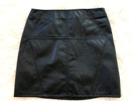 Very J Black Leather Skirt NWT- Size S Discount