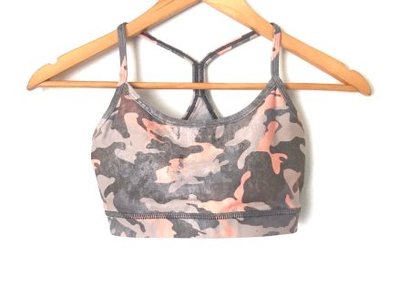 Wear It To Heart Pink Grey Camo Sports Bra- Size S (we have matching leggings, sold as separates) Cheap