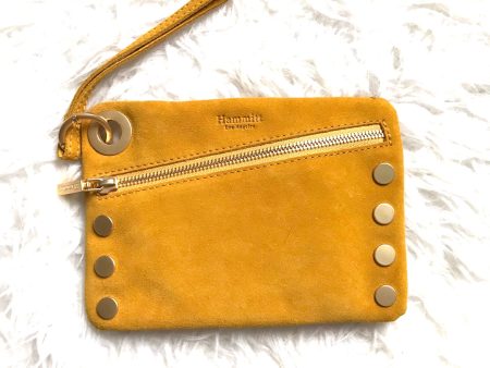 Hammitt Yellow Zipper Front Clutch Online now