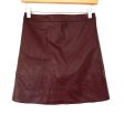 Goodnight Macaroon Faux Leather Mini Skirt NWT- Size S Online now