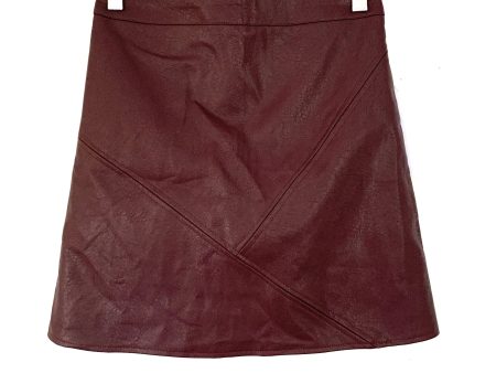 Goodnight Macaroon Faux Leather Mini Skirt NWT- Size S Online now