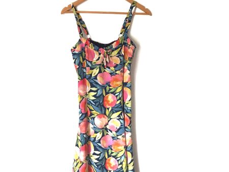 Vici Peach Print Dress- Size S Hot on Sale