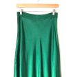 DO+BE Green Satin Skirt- Size M Fashion